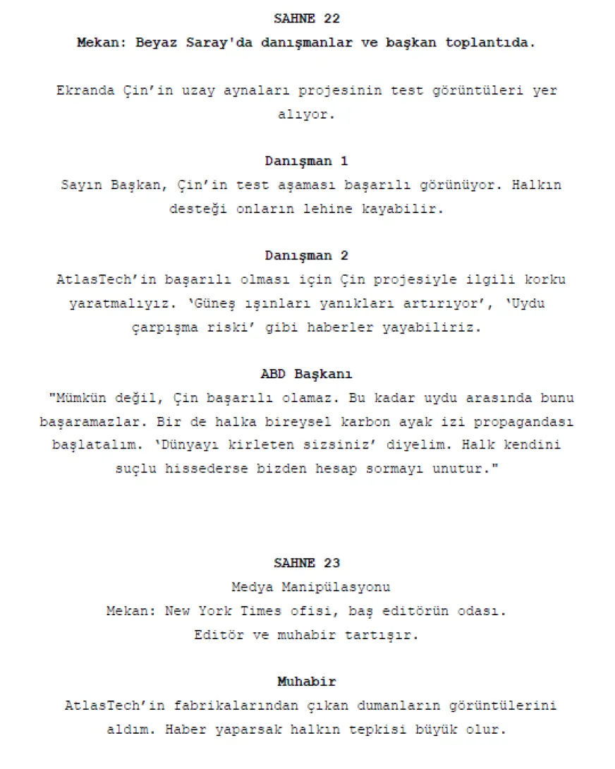 Karartma Protokolü sample page