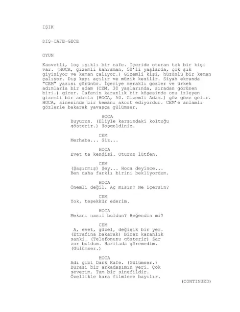 DARK CAFE first page thumbnail
