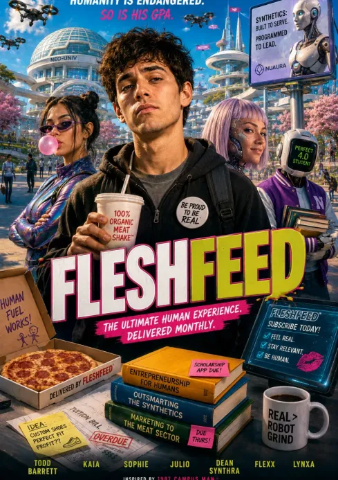 FLESHFEED scenario poster