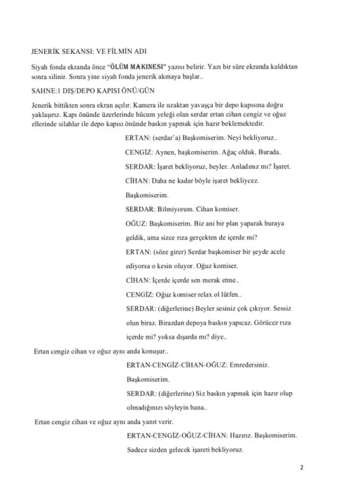 Ölüm makinesi  first page thumbnail