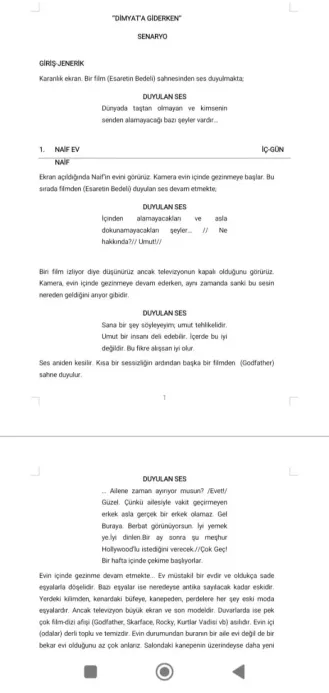 DİMYAT'A GİDERKEN first page thumbnail