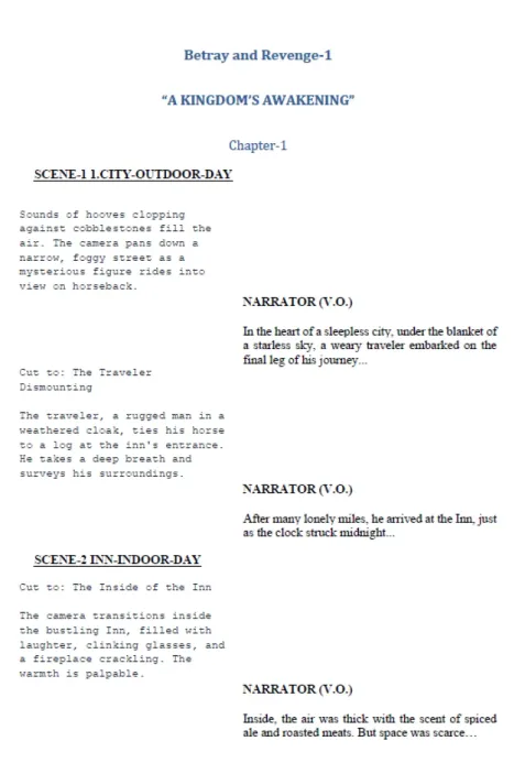Betray and Revenge-1 first page thumbnail