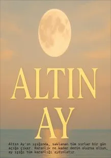 ALTIN AY scenario poster
