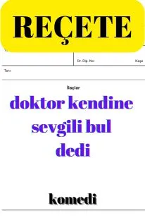REÇETE scenario poster