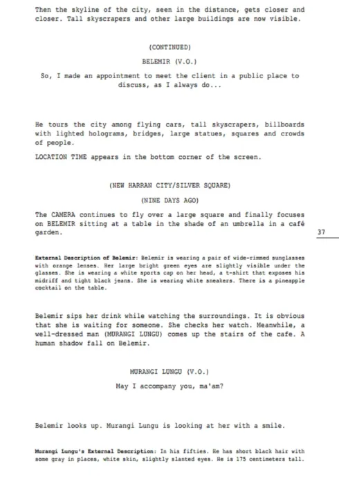 BELEMIR THE HALF-BLOOD OF KALIGRA sample page thumbnail