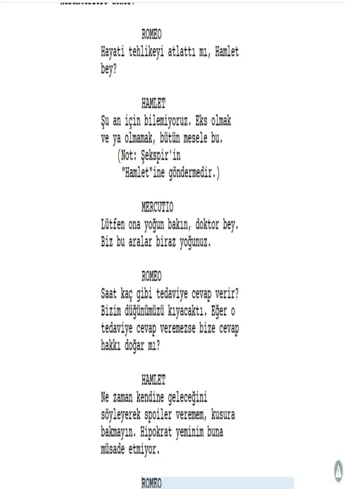 Romeo ve Juliet: Armut Dalda, Kız Balkonda sample page thumbnail