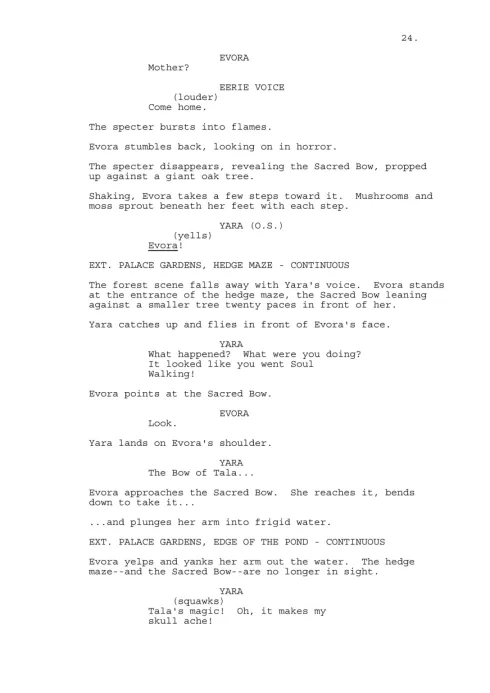 The Sacred Bow sample page thumbnail