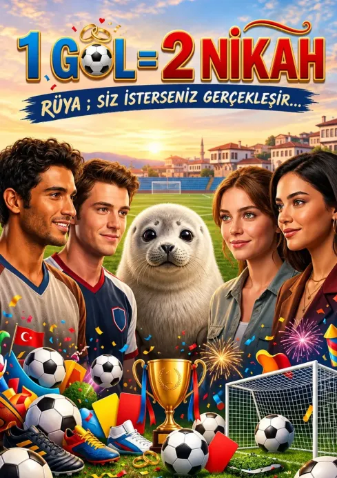 1 GOL = 2 NİKAH scenario poster