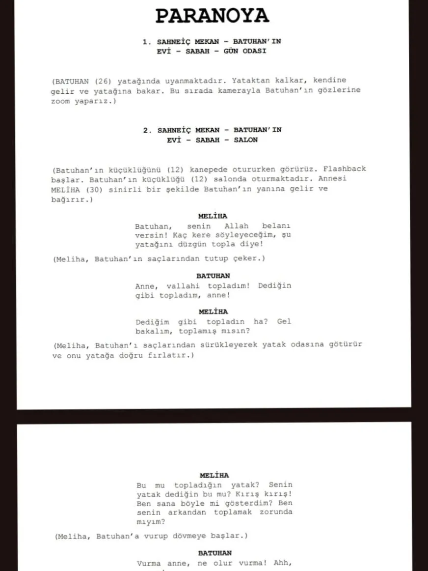 DECEPTİVE (PARANOYA) first page
